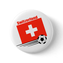 Swiss Soccer Team Pinback Buttons button