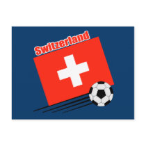 Swiss Soccer Team Postcard postcard