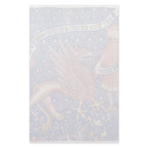 Swiss Tapestry Fragment By Schweizer Tapisseur Custom Stationery