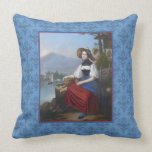 Swiss Traditional Costume Antique Print Bern pillows