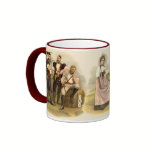 Swiss Traditional Costumes from Bern and Gruyeres mugs