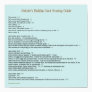Swistle Holiday Card Scoring Guide Poster 11x11