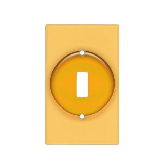 Switch Cover - Orange Button Light Switch Covers