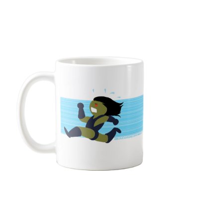 Switch Runners Mug - Crass Reptilicus & Shila by artandstorypodcast
