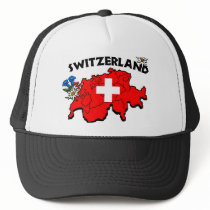 Switz Map Cap Mesh Hats
