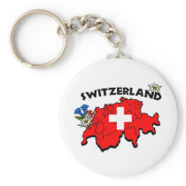 Switz Map Keychain