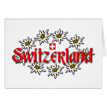 Switzeralnd Edelweiss Card