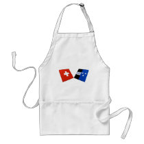 Switzerland and Aargau Flags Aprons