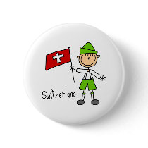 Switzerland Button by stick_figures Switzerland Button