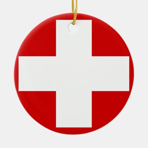 Switzerland Christmas Ornament