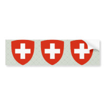 Switzerland Coat of Arms detail Bumper Stickers