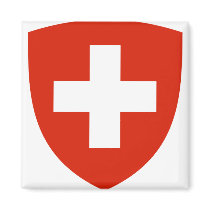 Switzerland Coat of Arms detail Fridge Magnet