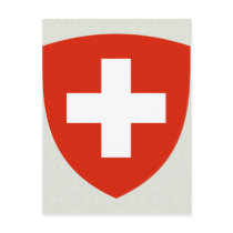 Switzerland Coat of Arms detail Postcards