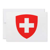 Switzerland Coat of Arms Invitation