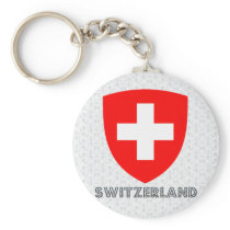 Switzerland Coat of Arms Key Chain