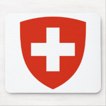 Switzerland Coat of Arms Mouse Pads