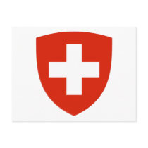 Switzerland Coat of Arms Post Card