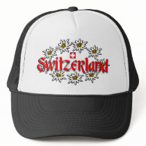 Switzerland Edelweiss Cap Trucker Hat
