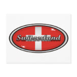 Switzerland flag 1 post card