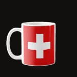 Switzerland Flag Map Classic Mug