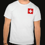 Switzerland Flag Map Basic T-Shirt