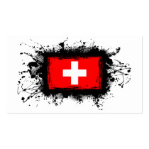 Switzerland Flag Business Card Templates