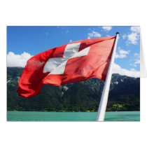Switzerland flag cards