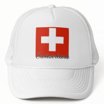 Switzerland Flag Design hats by flagshirt Switzerland Flag Design hats