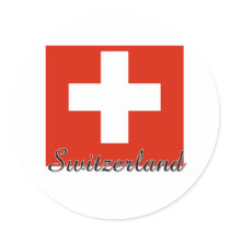 Switzerland Flag Design stickers
