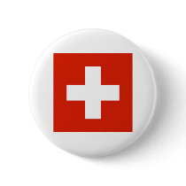 Switzerland FLAG International buttons by flagshirt Switzerland FLAG International buttons