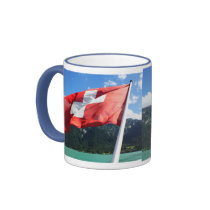 Switzerland flag mugs