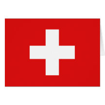 Switzerland Flag Notecard