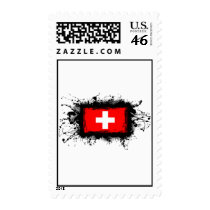 Switzerland Flag Stamp