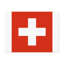 Switzerland Flag postcards