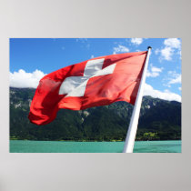 Switzerland flag posters
