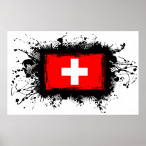Switzerland Flag Print