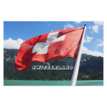 Switzerland flag stationery paper