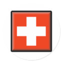 Switzerland Flag stickers by jacinto888 Switzerland Flag stickers