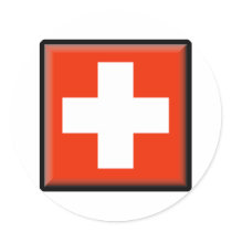 Switzerland Flag stickers