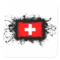 Switzerland Flag Stickers