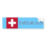 Switzerland Flag - Swiss Bumper Sticker