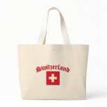 Switzerland Flag (w/inscription) Tote Bag