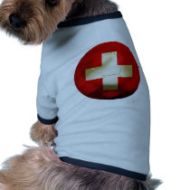 Switzerland Football Pet T-shirt
