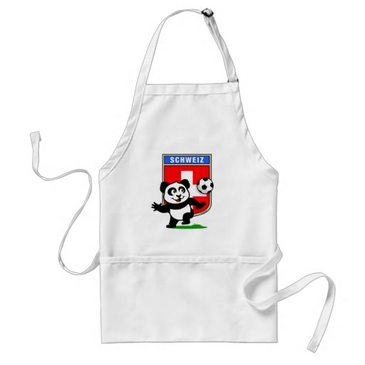 Switzerland Football Panda Apron