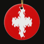 Switzerland Gnarly Flag ornaments