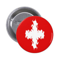 Switzerland Gnarly Flag buttons