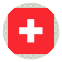 Switzerland High quality Flag Stickers