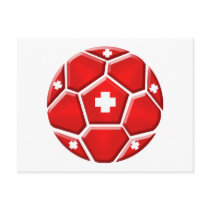 Switzerland La Nati soccer football fans soccer T Postcards