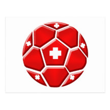 Switzerland La Nati soccer football fans soccer T Postcards