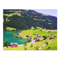 Switzerland landscape postcards
